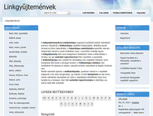 Tablet Screenshot of linkgyujtemenyek.hu